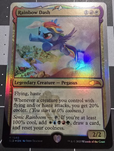Rainbow dash foil ponies - rainbow,