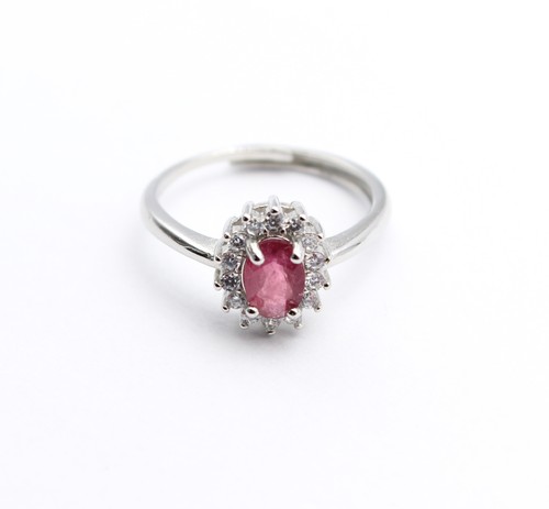 Tormalina rosa anello - rosa,
