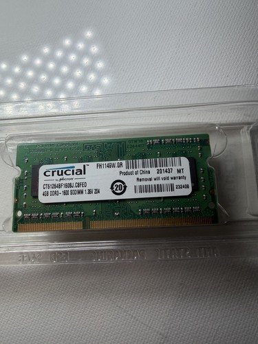 Crucial ddr3l 1600 mhz - crucial, 4