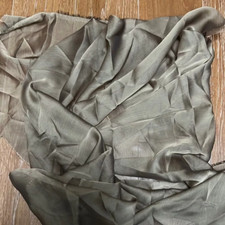 Chiffon di Seta Cangiante Nero