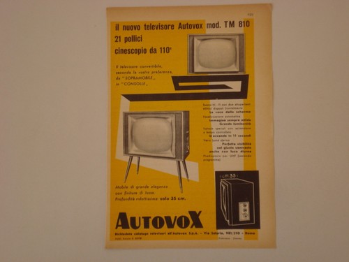 Advertising pubblicità 1958 - pubblicità,