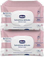 Salviette Neonato Delicate Detergenti Multiuso Con Clip, Senza Alcool, Adatte pe