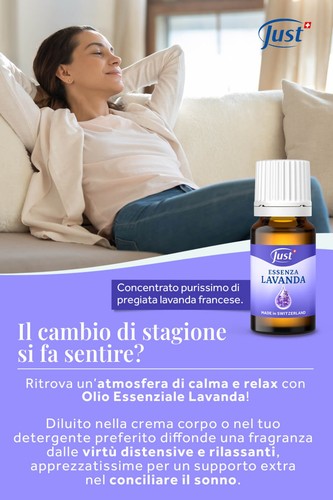Olio essenziale lavanda just - essenziale,
