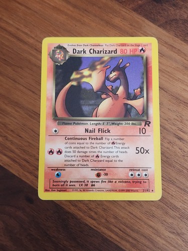 Dark charizard team - charizard, 21/82
