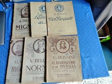 N. 6 SPARTITI MUSICALI