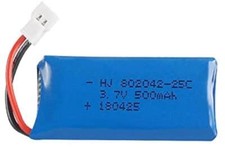 Batteria LiPo 3.7V 500mAh per
