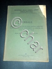 Ferrovie - Verbale Conferenza Orari Invernali 1928/1929 Zona Laghi Alta Italia 
