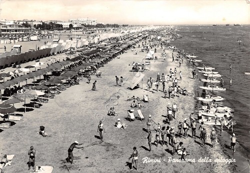 Cartolina rimini panorama - rimini,