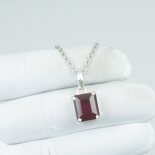 Collana rubino rosso naturale - rubino,