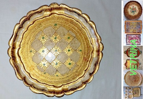 Vassoio legno laccato e - vassoio,