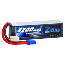 Zeee 5S 18.5V 100C 5200mAh batteria lipo spina EC5 per RC camion auto aereo barche