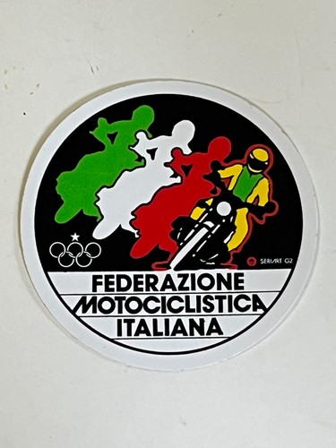 Adesivo sticker fmi vintage - adesivo,
