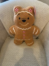 Cuscino pan di zenzero Disney Winnie The Pooh nuovo con etichetta