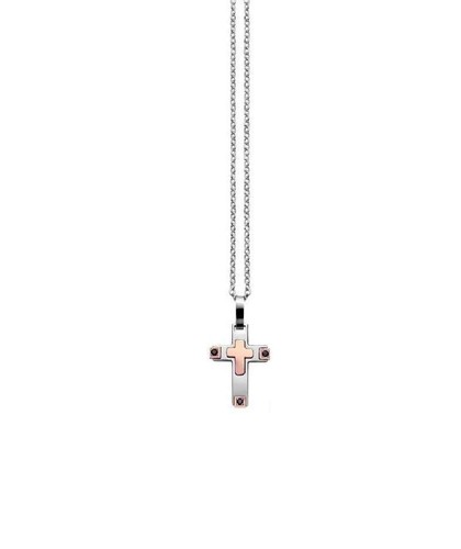 Collana uomo zancan acciaio - zancan,