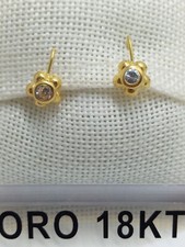 Orecchini in oro giallo 750 18