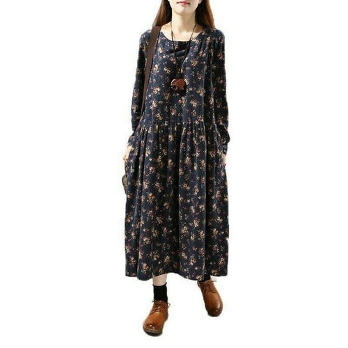 Donna retro cotone - retro, lino