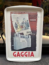 GAGGIA MACCHINA Caffè vecchio vassoio vintage Asietti & c vintage