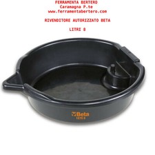 ​Vaschetta contenitore per recupero liquidi OLIO moto auto  BETA 1878 - 8 LITRI