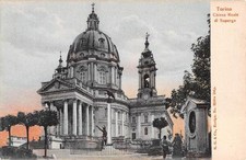 vecchia cartolina Torino Chiesa Reale la Superga "2697" formato piccolo 1930