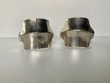 Coppia Di Bracciali Antichi Indiani In Argento