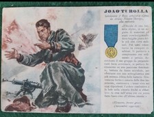 Cartolina Medaglia Oro Valore
