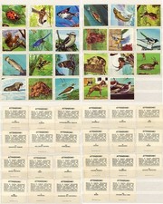 FIGURINE AUTOADESIVE SILOUETTE ANIMALI  EDIRAF LOTTO DI  23 (PII/20)