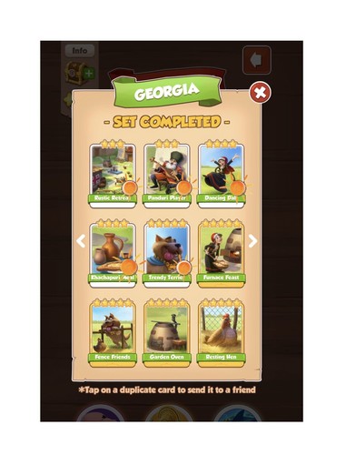 Coin master carte rare set - carte,
