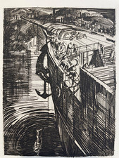 Incisione Antica Anni 1950