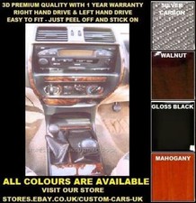 ADATTO A NISSAN TERRANO II 1997-04 - Kit cruscotto legno noce argento carbonio nero lucido