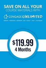 Cengage Unlimited, 1 term (4