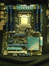 Asus P9x79 le socket scheda madre LGA2011 con I7-4820K, 4x4GB DDR3 Corsair, GPU