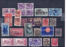 #36 Perfins area italiana 26 valori con varie sigle