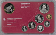 SET di 7 MONETE SVIZZERE +