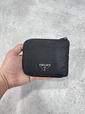 Portafoglio Prada Nero Nylon