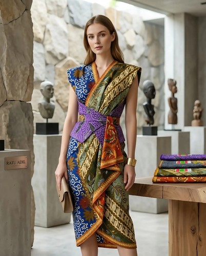 Nuova gonna batik wrap - nuova, /