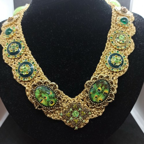 Collana ooak riciclata - collana,