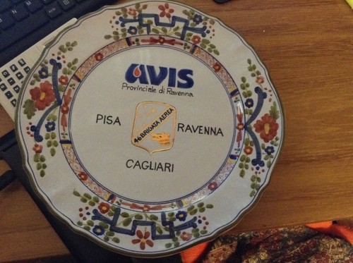 Piatto ceramica faenza 1989 - faenza,