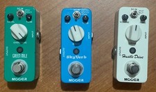 MOOER "Overdrive, Distorsore, Reverbero" 3 effetti a pedale.