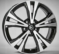 4 cerchi lega nissan qashqai tekna r18 antracite diamantato lt002927