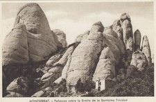 Montserrat, Penascos sobre la Ermita de la Santissima Trinidad ngl F2374