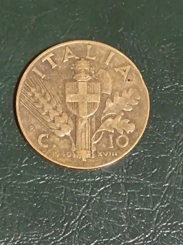 Moneta italia regno 10 - moneta,