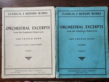 Estratti orchestrali per corno francese Vol. 1 e 2
