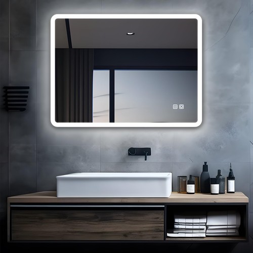 Specchio bagno led con - a,