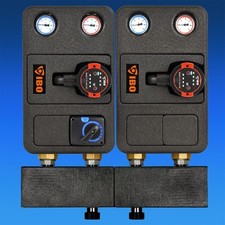 Pumpengruppe Pumpenstation Con/Senza Mix, Systemverteiler a Scelta