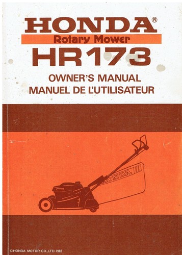 Honda hr173 tosaerba rotativo - honda,