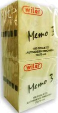 segnapagina Memo3 100 foglietti 76x76 mm. riposizionabili 12 Blocchi