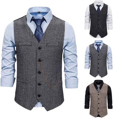 Gilet abbottonatura retrò