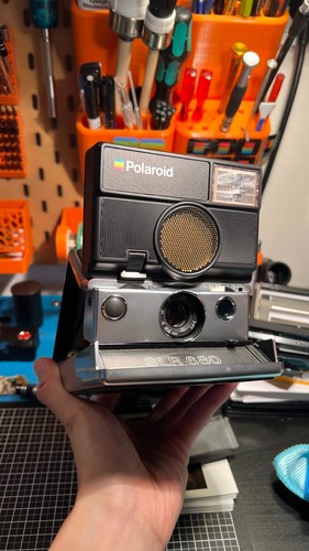 Polaroid slr680 argento cromo - polaroid,