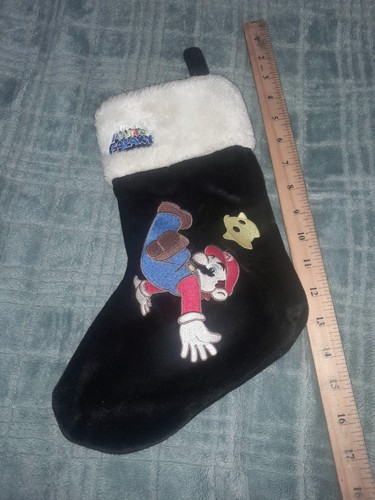 Calza natalizia nera - , nintendo