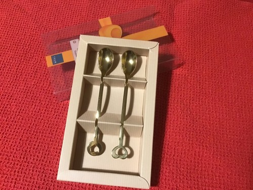 Due cucchiaini metallo - in,